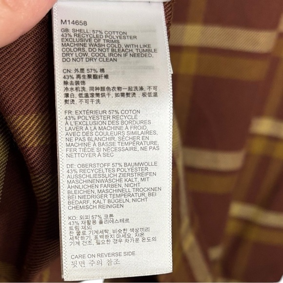 NWT Marmot Men's Fairfax Novelty Light Weight Flannel Chocolate Medium - Picture 10 of 13